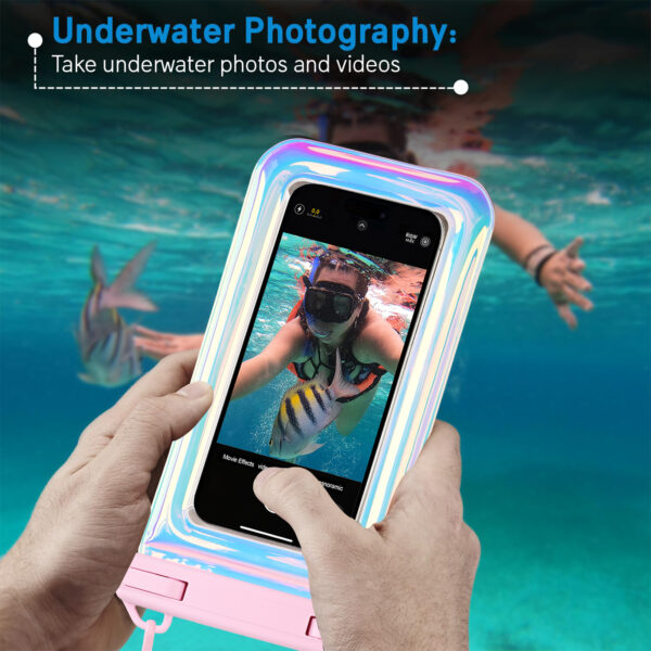 IP68 Large Waterproof Phone Pouch with Letter A Design - Image 6