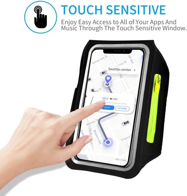 Running Armband with Earphone Bag Cell Phone - Image 9