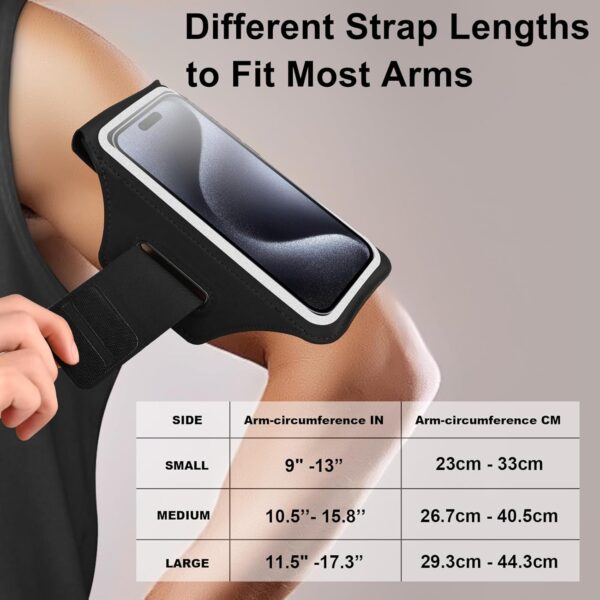 Running Armband with Earphone Bag Cell Phone - Image 6