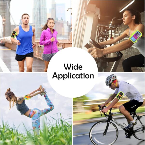 Water Resistant Running Armband with Earphone Bag - Image 3