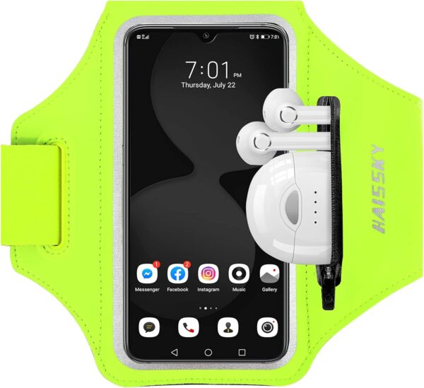 Water Resistant Running Armband with Earphone Bag