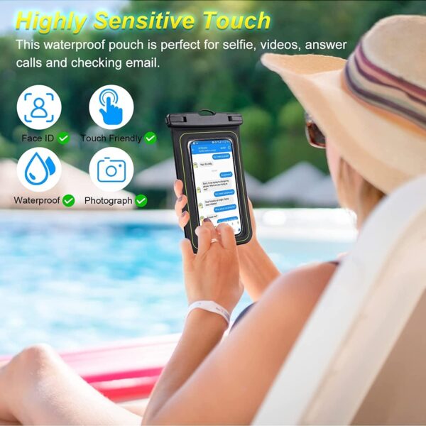IP68 Floating Waterproof Phone Pouch with Lanyard - Image 5