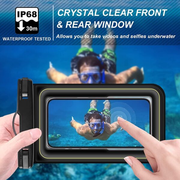 IP68 Floating Waterproof Phone Pouch with Lanyard - Image 7