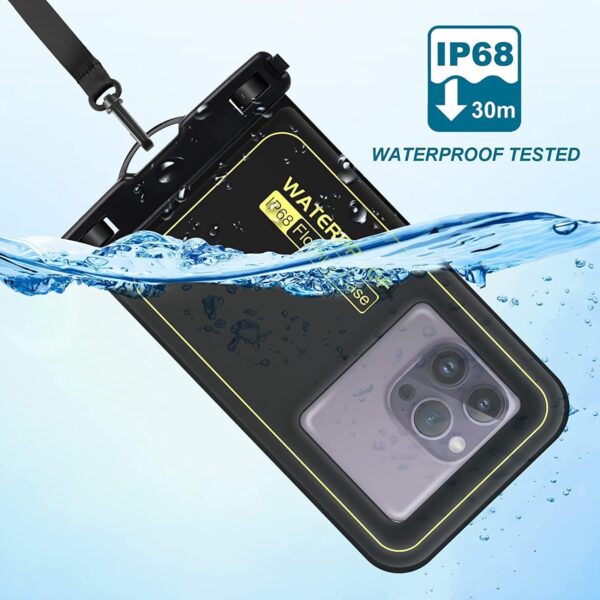 IP68 Floating Waterproof Phone Pouch with Lanyard - Image 4