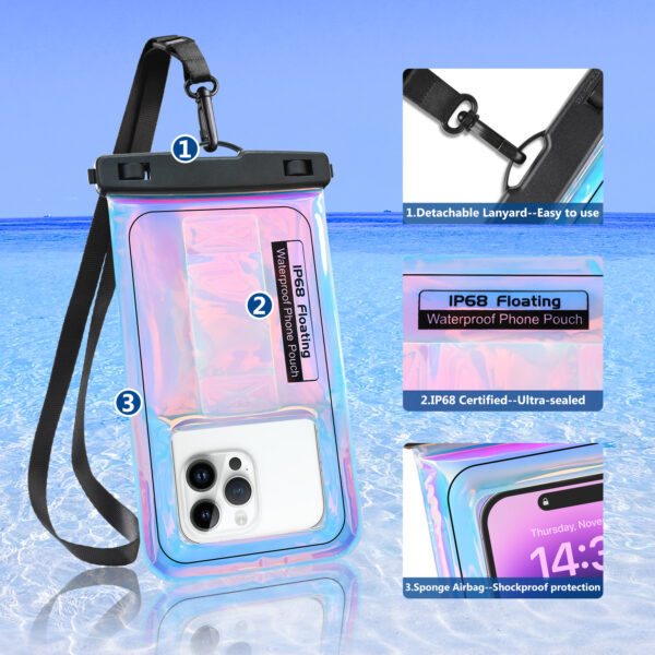 IPX68 Floating Waterproof Phone Pouch - Image 2