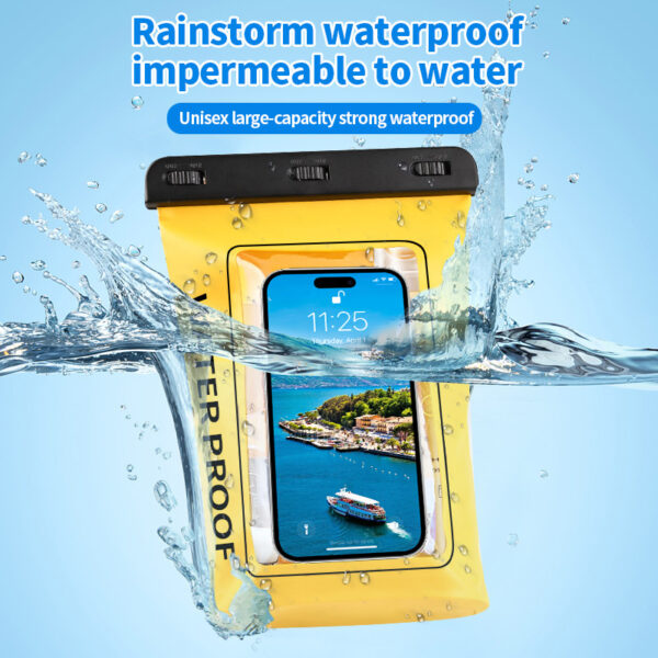 1.8L Waterproof Dry Bucket 3 Colors | IP67 Certified | Glow White/Tactical Black/Warning Yellow | Camping & Fishing Gear - Image 4