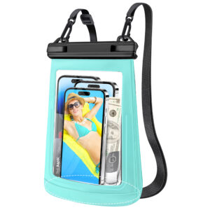 Fresh green oval waterproof bag
