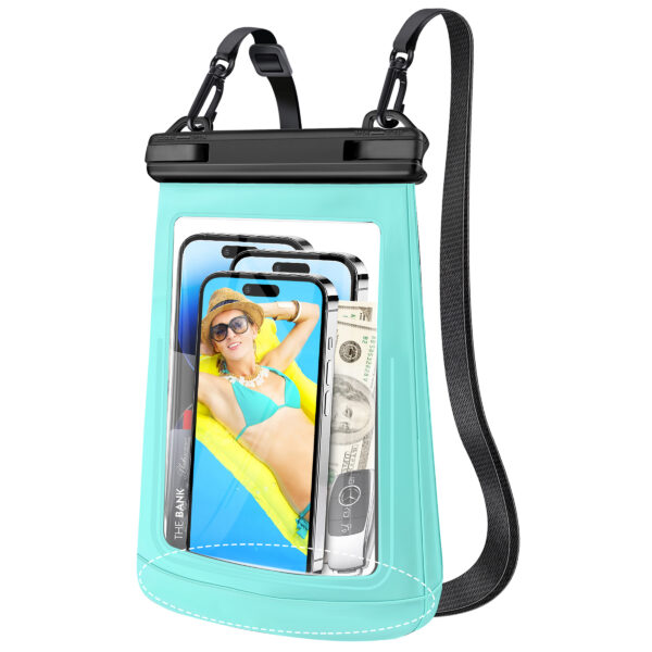 Fresh green oval waterproof bag