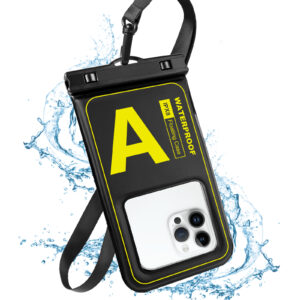 Samurai Black Floating Pouch | IPX8 30m Waterproof | Touchscreen & Camera | Swimming Diving Surfing