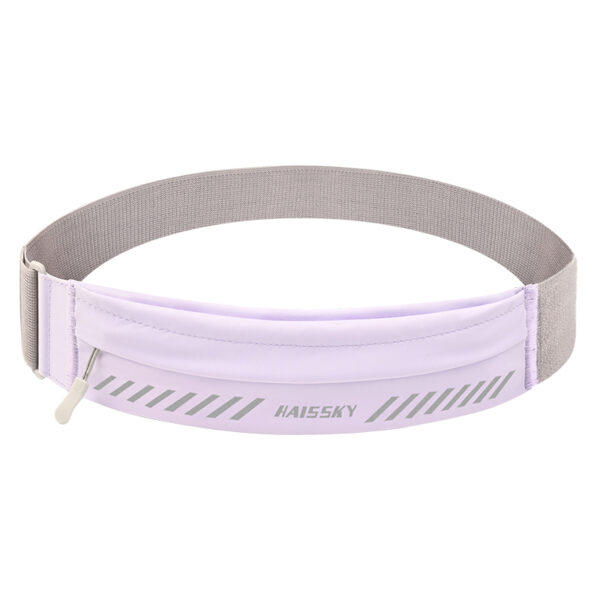 Macaron Color Marathon Belt - Breathable Walking Phone Pouch with Key Slot - Image 3