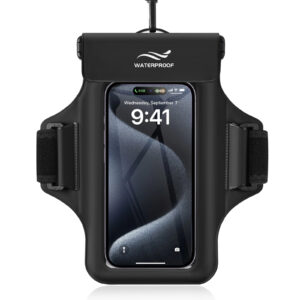Haissky 2-in-1 Sports Armband & Dry Bag – 100% Waterproof Phone Case for Swimming, Running – Touchscreen Compatible IPX8