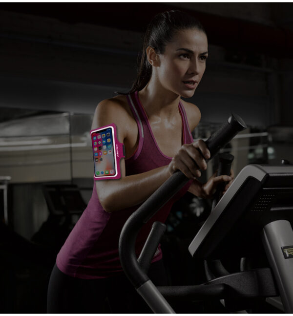 Haissky Breathable Mesh Running Armband | Key Card Compartment | Reflective Strips for Night Runs - Image 7
