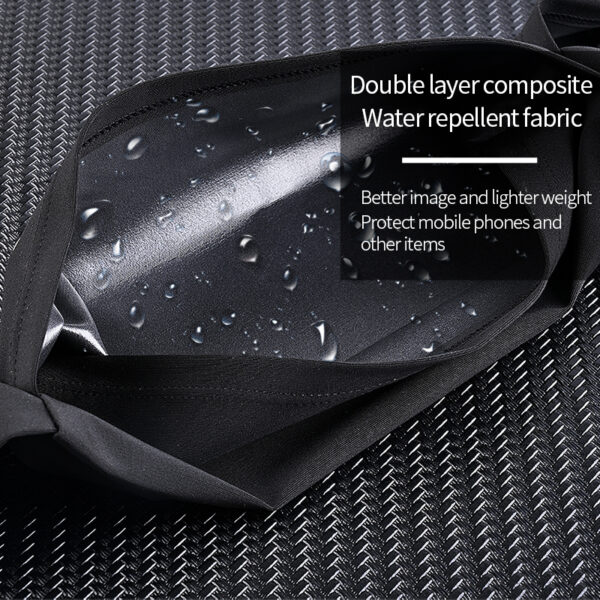 Sweatproof Waist Pack | Waterproof PU Lining | Fits All Phones | 3-Zone Storage | Breathable Hook-Loop - Image 7