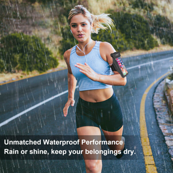 Haissky 2-in-1 Sports Armband & Dry Bag – 100% Waterproof Phone Case for Swimming, Running – Touchscreen Compatible IPX8 - Image 8