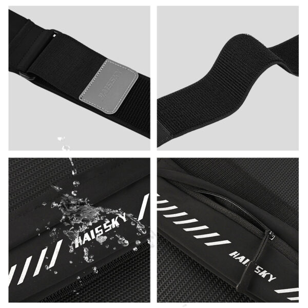 Macaron Color Marathon Belt - Breathable Walking Phone Pouch with Key Slot - Image 5