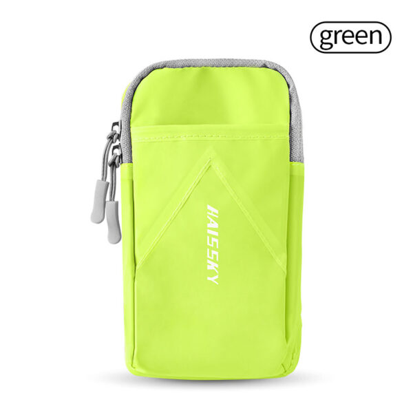 7" Universal Armband | Dual-Layer Storage | Laser Reflective | Cycling Running Commute - Image 2