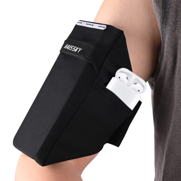 Sports Arm Sleeve | Phone/Keys/Earbuds Storage | Beginner Fitness Essential | Ultra-Stretchy Fit - Image 5