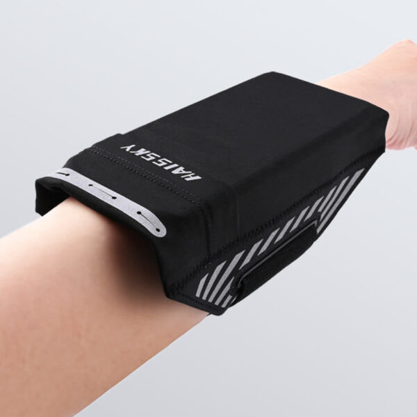 Sports Arm Sleeve | Phone/Keys/Earbuds Storage | Beginner Fitness Essential | Ultra-Stretchy Fit - Image 4