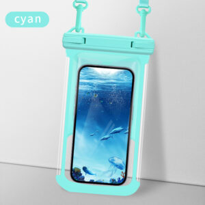 Haissky bubble waterproof bag IPX8 7.7-inch large screen double-sided touch screen anti-sinking floating swimming snorkeling mobile phone bag