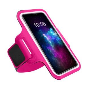 Running Armband | Touchscreen & Sweatproof | Holds Cards/Cash/Phone | Wired Headphone Port | Splash Resistant