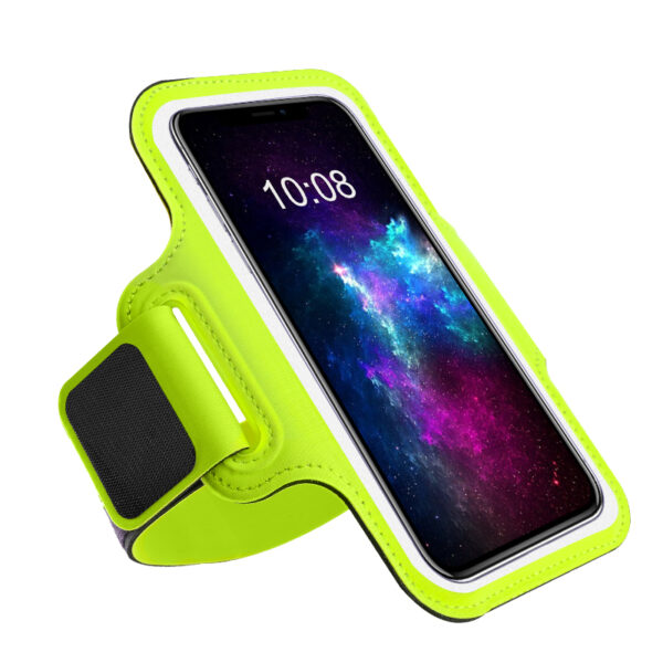 Running Armband | Touchscreen & Sweatproof | Holds Cards/Cash/Phone | Wired Headphone Port | Splash Resistant - Image 2