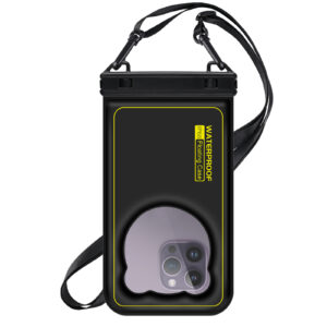 Haissky Bear Waterproof Bag 6.7-inch | IP68 Waterproof | Back Camera Window | Sponge Floating Design | Essential for Swimming and Diving