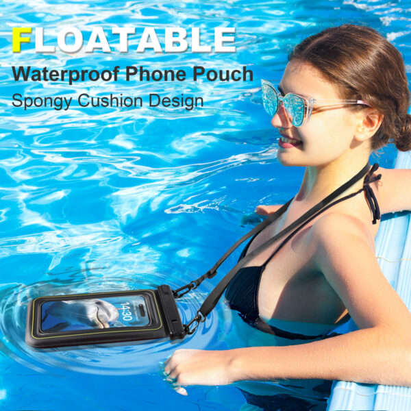 Haissky Bear Waterproof Bag 6.7-inch | IP68 Waterproof | Back Camera Window | Sponge Floating Design | Essential for Swimming and Diving - Image 4