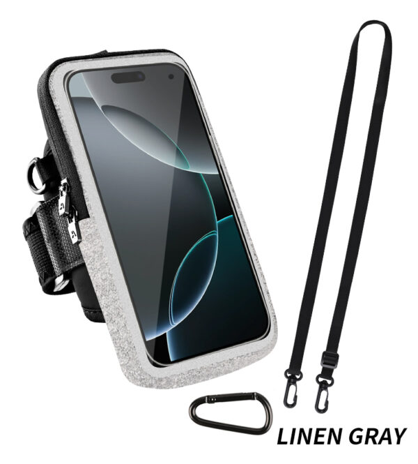 Haissky Dual-Mode Sports Wristlet | Switch Between Neck and Wristband | Sweat-Proof, Touch-Control, Suitable for Hiking and Cycling - Image 2