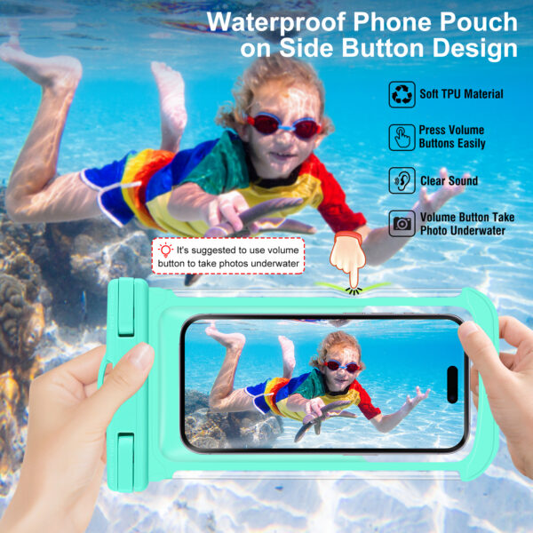 Haissky Polar Waterproof Bag | 7.5-inch Touchscreen | IPX8 Waterproof, Snowproof, and Dustproof | Skiing, Climbing, and Rafting Gear - Image 5