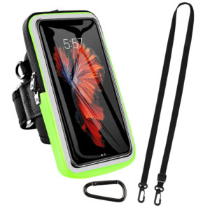Haissky Dual-Mode Sports Wristlet | Switch Between Neck and Wristband | Sweat-Proof, Touch-Control, Suitable for Hiking and Cycling