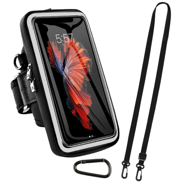 Haissky Dual-Mode Sports Wristlet | Switch Between Neck and Wristband | Sweat-Proof, Touch-Control, Suitable for Hiking and Cycling - Image 3